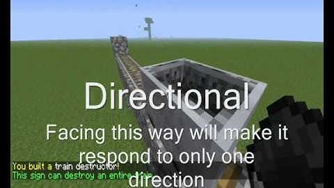 TrainCarts - Signs - Introduction