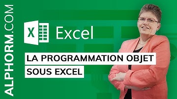 La programmation objet sous Excel 2016 VBA - Vidéo Tuto