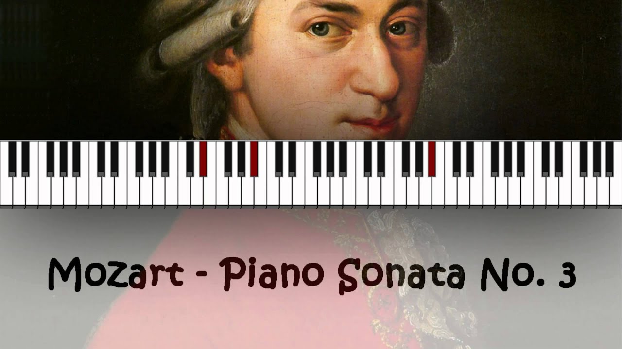 Piano Sonata No. 3 Mozart Full Length 16 Minutes in Full HD YouTube