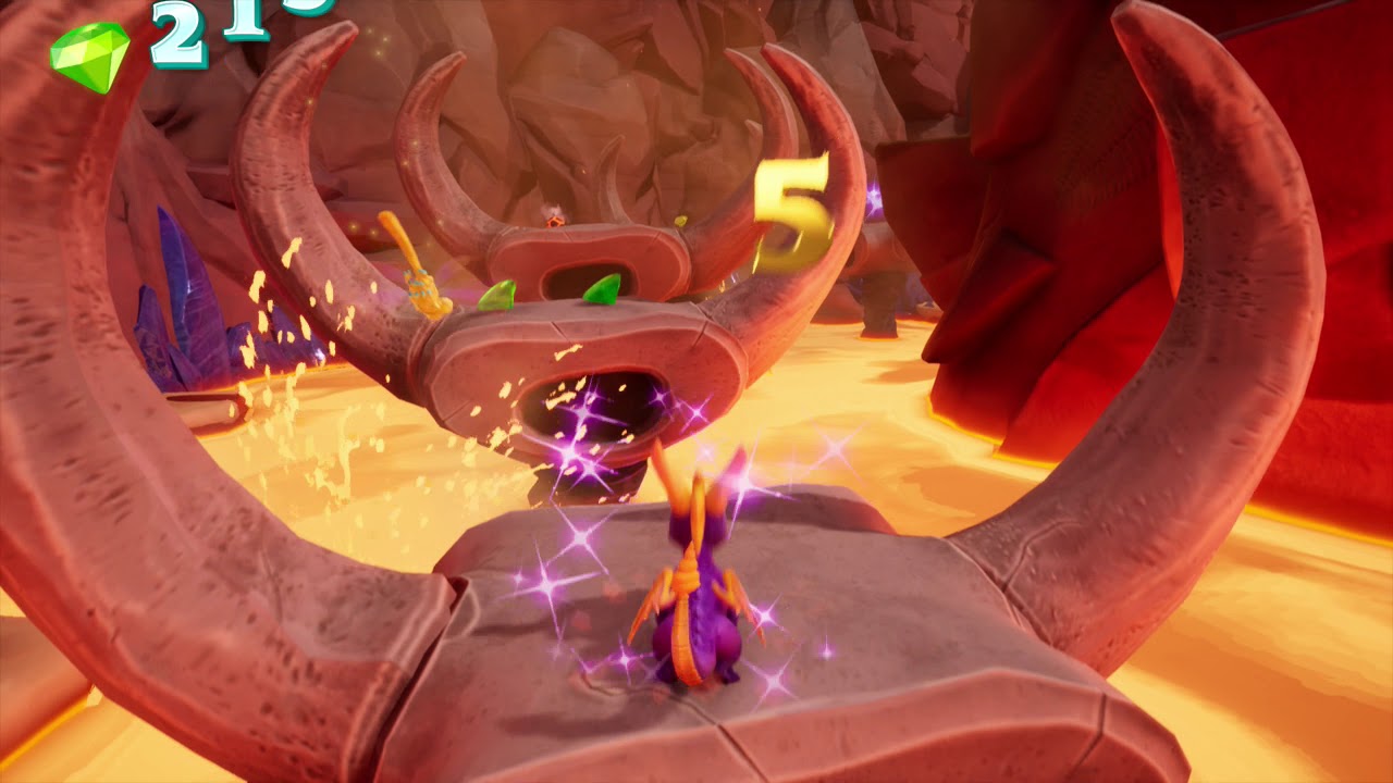 Spyro Reignited Trilogy(Spyro 2 Ripto's Rage)Skelos Badlands100 Run