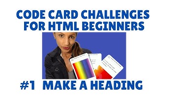 LEARN HTML FOR BEGINNERS WITH CODEPEN | MAKE A HEADING