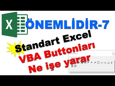 Video: Excel'de standart araç çubuğu nerede?