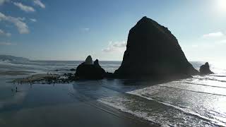 Oregon Coast and Cannon Beach DJI Mini 3 Pro drone footage