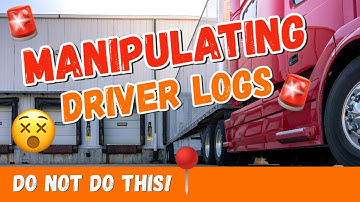 Driver Log Manipulation EXPOSED! Uncovering the Tricks Used by Truck Drivers and Fleet Owners