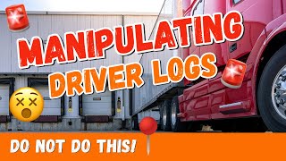 Driver Log Manipulation EXPOSED! Uncovering the Tricks Used by Truck Drivers and Fleet Owners