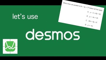 DESMOS Graphing Calculator - Which Lines are Parallel???