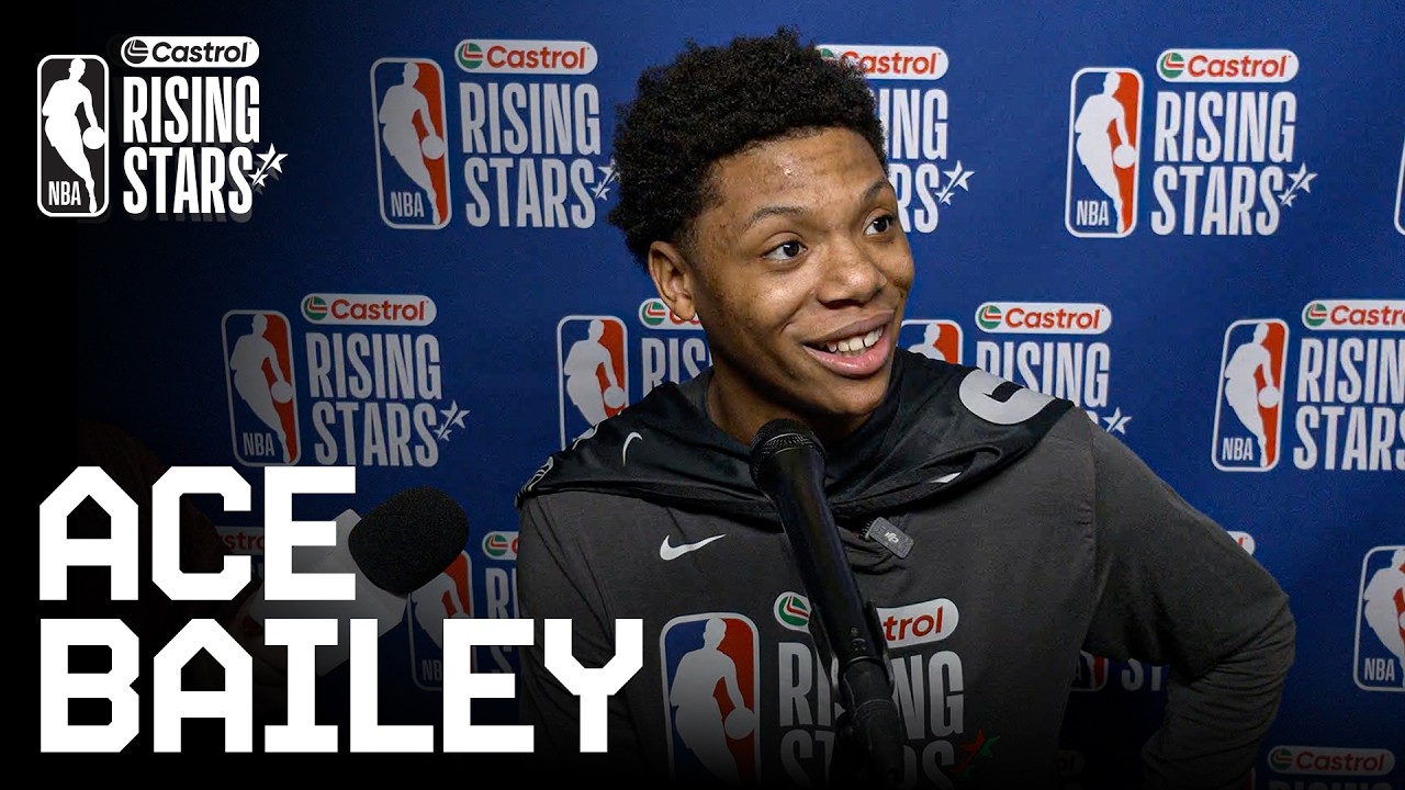Ace Bailey RISING STARS Media Availability ⭐️🎤 | UTAH JAZZ