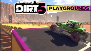 DIRT 5 - HARDEST PLAYGROUNDS Events! Can I Jump 16 BUSES?? (Xbox Series X)