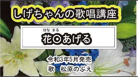 天氣演歌 松原のぶえ 花