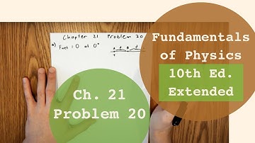 Fundamentals of Physics 10th Extended (Walker/Halliday/Resnick), Chapter 21, Problem 20 Solution