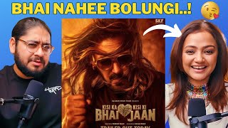 Kisi Ka Bhai Kisi Ki Jaan Trailer Reaction | Neeti and Raman