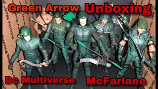 Green Arrow McFarlane DC MULTIVERSE Figure Unboxing & Review