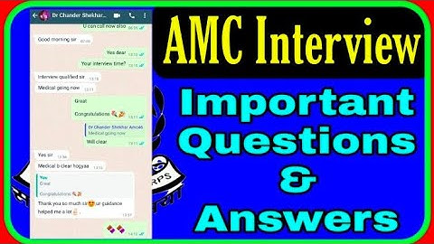 Amc interview important questions and answers | Army Doctor Interview course | Interview Guide