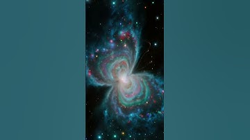 Flashing Butterfly Nebula In Deep Outer Space In Action #space #spaceart #spacemusic