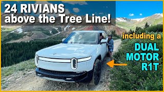 24 Rivians Above the Tree Line with a DUAL MOTOR - RMRC Drive Event by Rivian Dad 6,999 views 10 months ago 6 minutes, 50 seconds