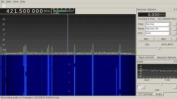 RTL-SDR: GQRX and DSD decoding in GNU/Linux  command line.