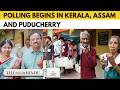 Polling underway in Kerala, Assam and Puducherry as voters turn out early