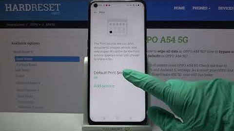 How to Connect Printer to Oppo A54 5G - Enable Wireless Printing