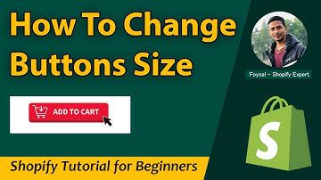 How To Change Buttons Size In Shopify ✅ Shopify Store Design