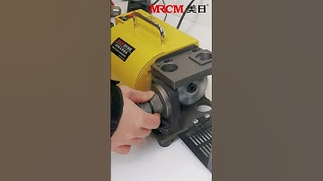How to grinding drill bit with MR-13D #machine #grindingmachine #cnc