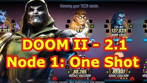 Doom II Raids | Doom 2.1 | Tech Node 1 - One Shot | Doom 2.1 | Marvel Strike Force - Free to Play