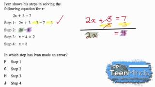 Finding an Error When Solving Linear Equations Algebraically [SILENT SOLUTION]
