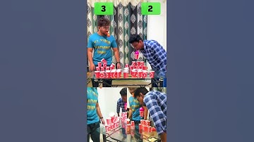 Can you build the cup pyramid taller than your friends? #shorts #youtubeshorts #