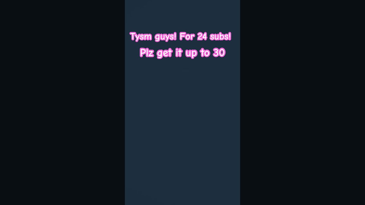 Tysm Guys Subscribers