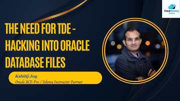 The real need for TDE - Hacking into Oracle Database files.