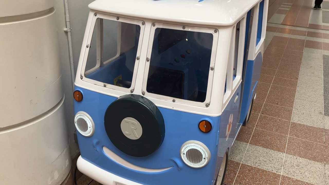 Jolly Roger Blue Happy Camper Van Kiddie Ride