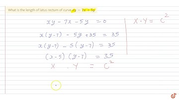 length of the latus rectem