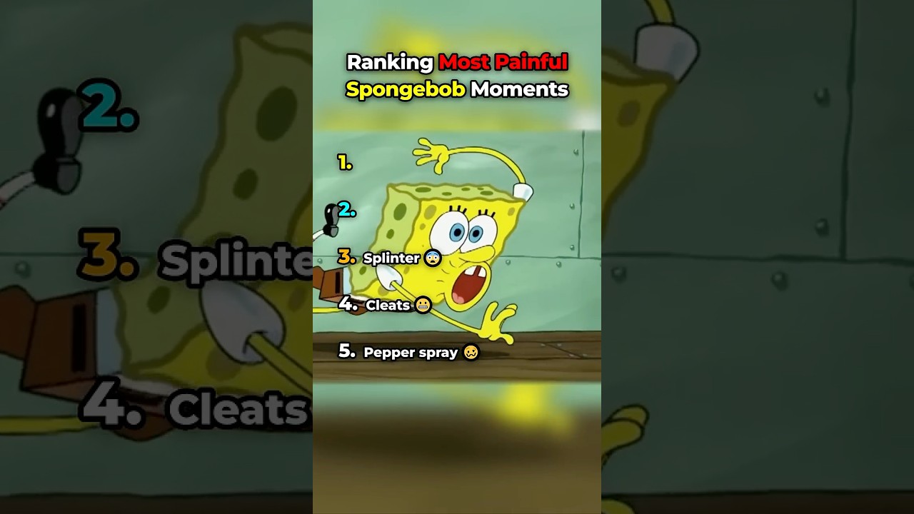 Ranking Most Painful Spongebob Moments 😭