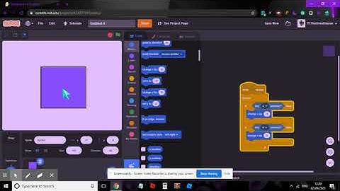 How To Make A Object Move Using The Keyboard | Scratch Tutorials #1