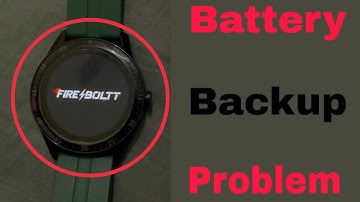Fire Boltt Smartwatch Fix Battery Backup Problem Solve in BSW004