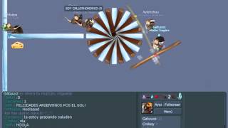 Yo jugando transformice xd