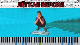 картинка: Фогель - Мальчик (на пианино EASY + ноты и midi)