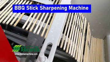 Bamboo and Wood BBQ Stick Making Machine, Skewer Sharpening Machine