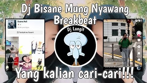 DJ BISANE MUNG NYAWANG BREAKBEAT VIRAL TIK TOK TERBARU 2024 YANG KALIAN CARI !