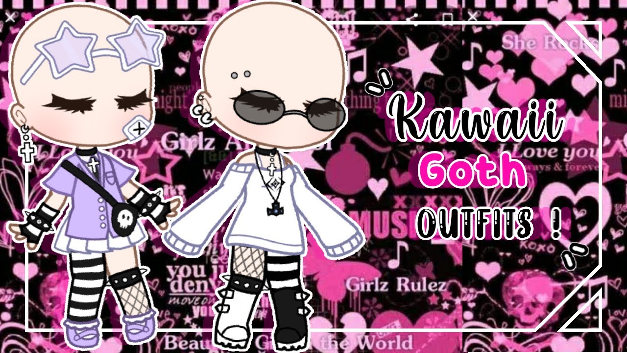 Pin by la multi fan737 on gacha life/club  Cute goth aesthetic, Club  outfits, Club design