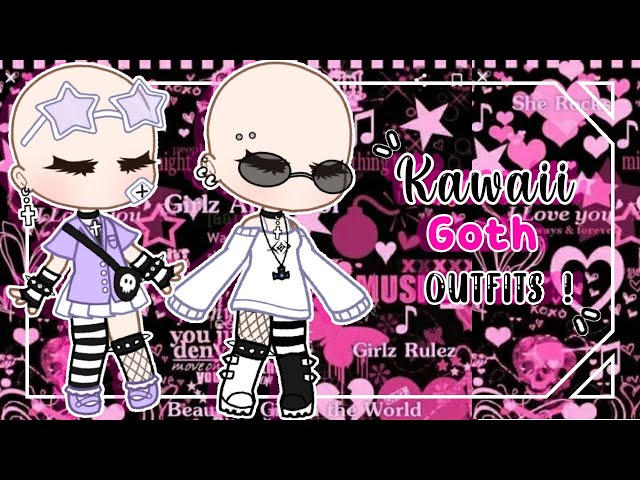 Pin by la multi fan737 on gacha life/club  Cute goth aesthetic, Club  outfits, Club design