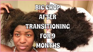 BIG CHOP NOVEMBER 2021 AFTER TRANSITIONING TO NATURAL FOR 9 MONTHS 👋🏾 HELLO TYPE 4 HAIR TWA 🥰