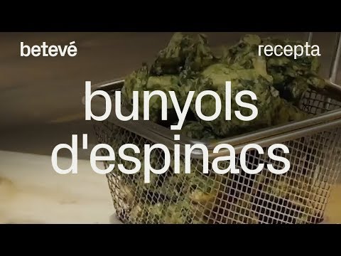 Vídeo: Com Fer Bunyols D’espinacs