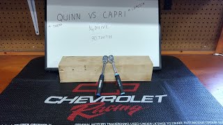 QUINN vs CAPRI 1/4 drive,are they the same,is one better,(interesting comparison)