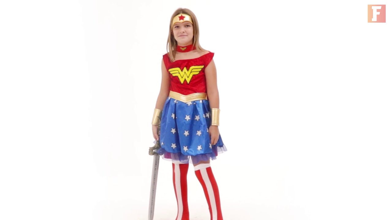 🌟 Wonder Woman Costume for Girls - Made By Funidelia 