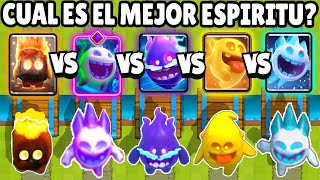 CUAL ES EL MEJOR ESPIRITU? | OLIMPIADAS de ESPIRITUS | NUEVO ESPIRITU | Clash Royale