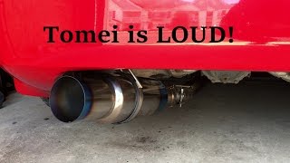 Tomei Expreme Ti Exhaust Sounds Fly By & Launches With 350Z