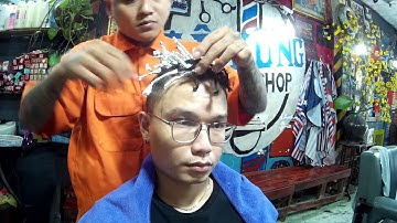 Hướng Dẫn Uốn Tóc Nam Uốn Con Sâu/Lê Vững Barber Shop