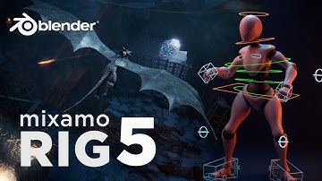 Blender 5.0 Tutorial | Mixamo Auto Rig 5 | Full Guide