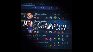 I got a MPL champion on my team #mobilelegends #mlbb #yin