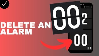 How to delete an alarm in the Flip Clock app? screenshot 4